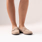 Cathy Faux Suede Loafers In Neutral