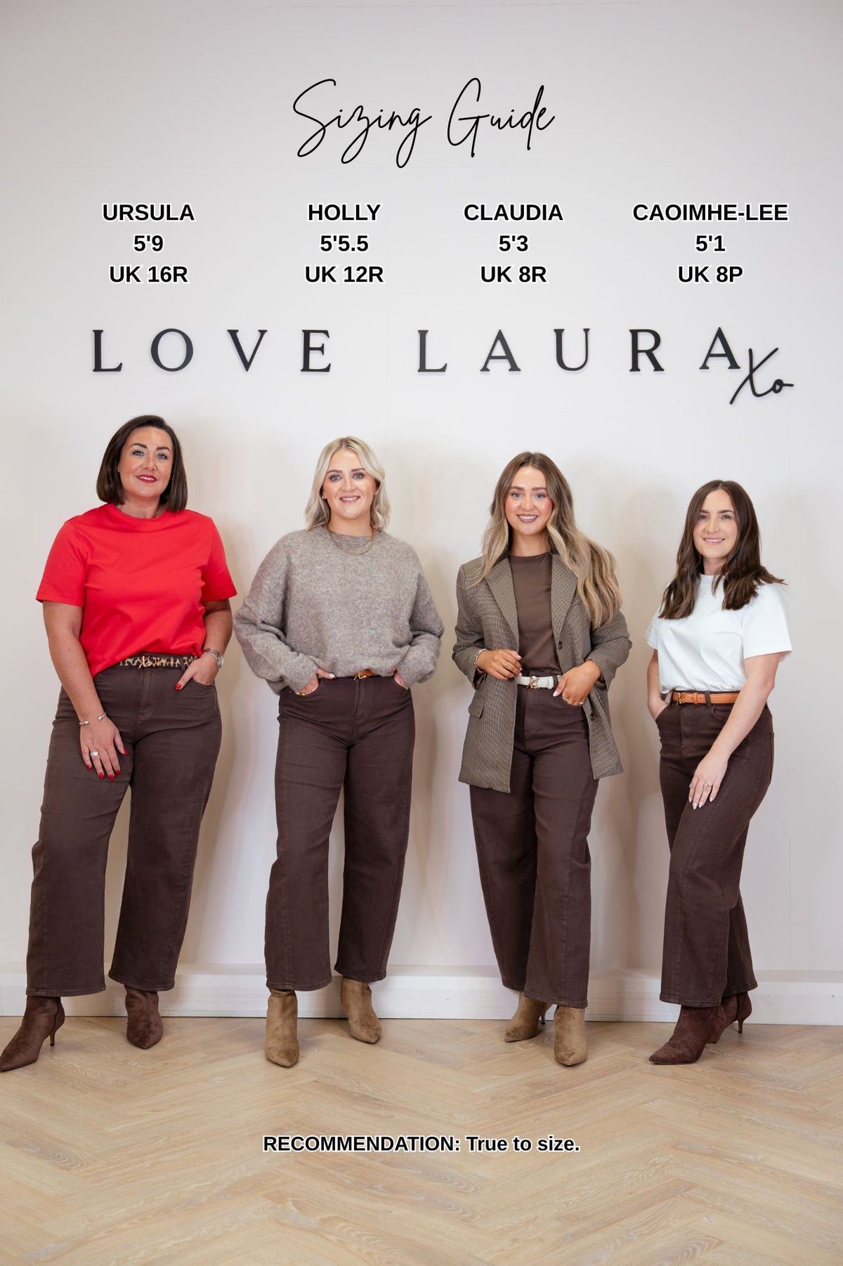 Love Laura Carrot Barrell Jeans In Chocolate