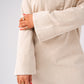 Cora Denim Shift Dress In Beige