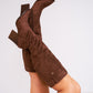 Love Laura Western Boot In Chocolate