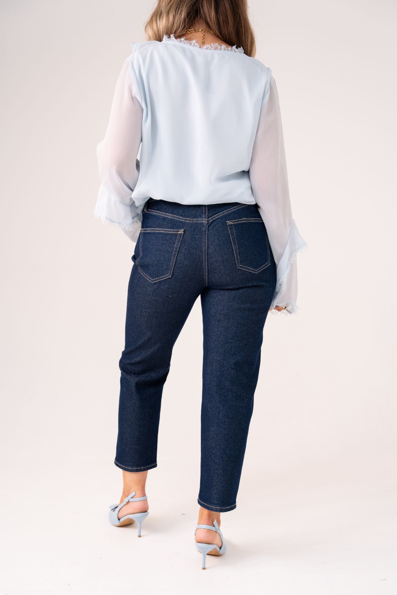 Love Laura Mom Jeans In Indigo