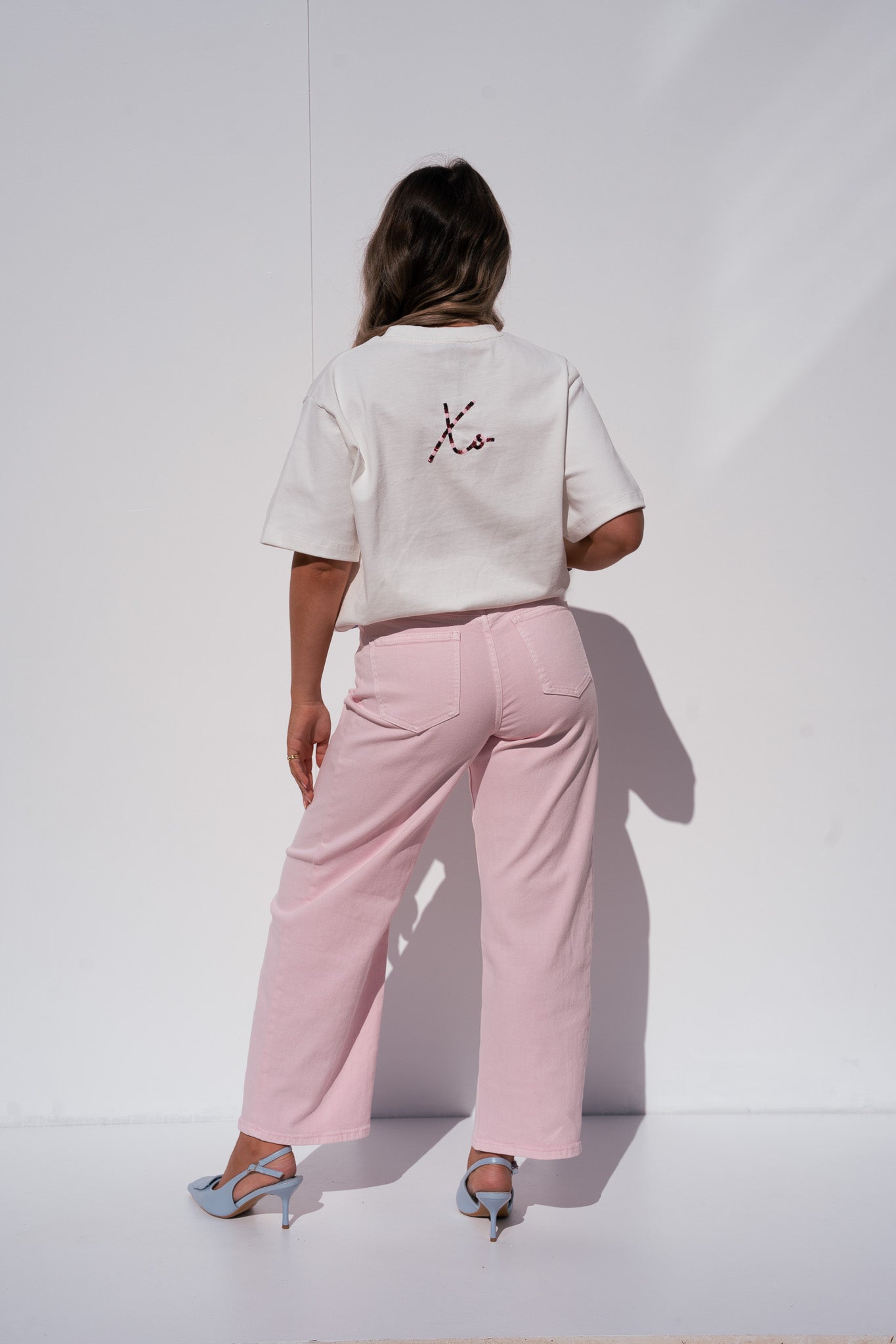 Love Laura Carrot Barrell Jeans In Pink