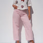 Love Laura Carrot Barrell Jeans In Pink