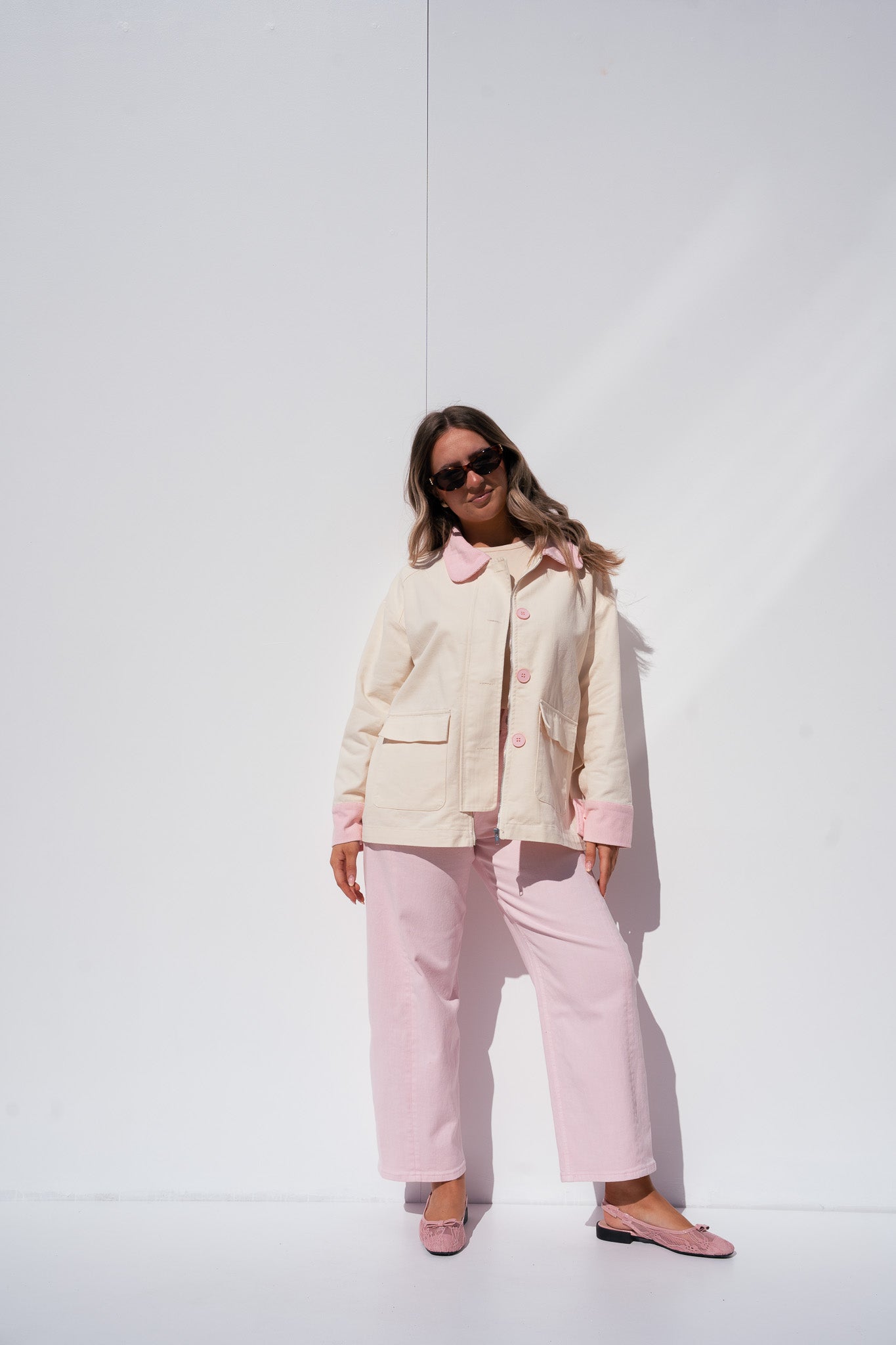 Love Laura Carrot Barrell Jeans In Pink