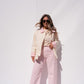Love Laura Contrast Summer Jacket In Cream
