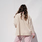 Love Laura Contrast Summer Jacket In Cream