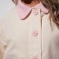 Love Laura Contrast Summer Jacket In Cream