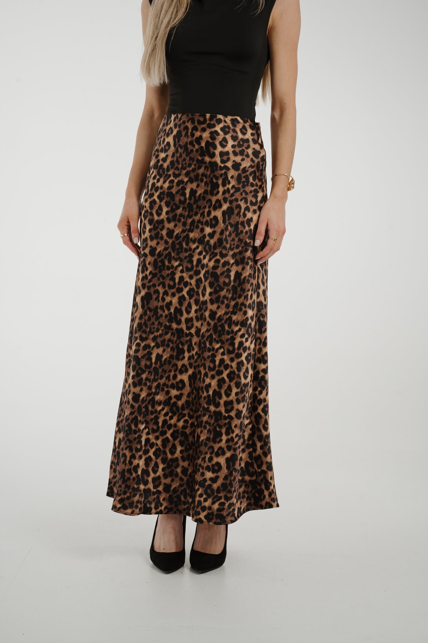 Jane Maxi Skirt In Leopard Print