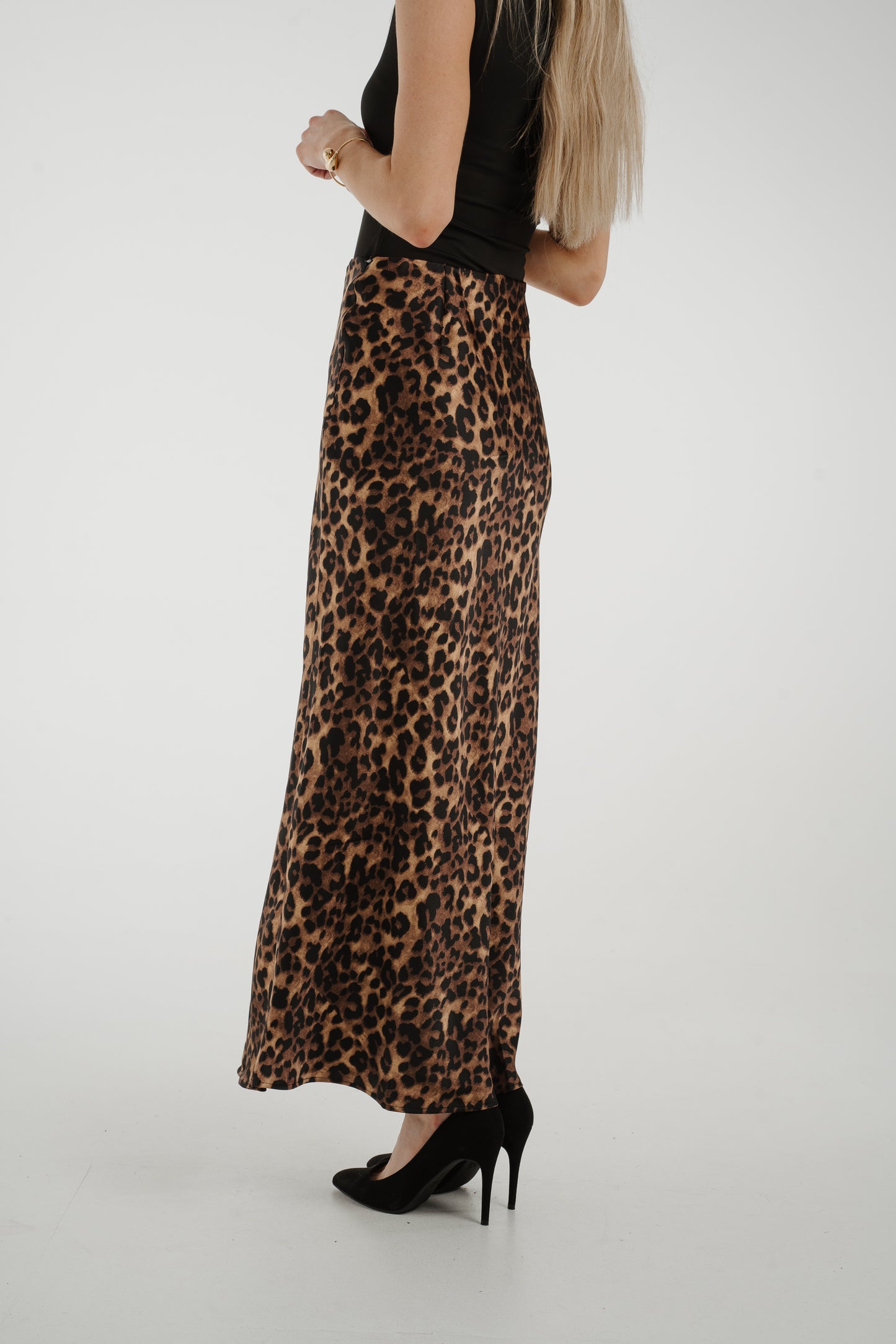Jane Maxi Skirt In Leopard Print