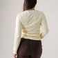 Love Laura Long Sleeve Ribbed Base Top In Lemon
