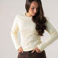 Love Laura Long Sleeve Ribbed Base Top In Lemon