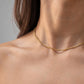 Olive Belcher Chain Necklace In Gold