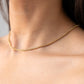 Olive Belcher Chain Necklace In Gold