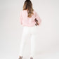 Love Laura Ruffle Blouse In Soft Pink