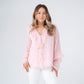 Love Laura Ruffle Blouse In Soft Pink