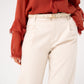 Love Laura Cigarette Trousers In Neutral