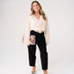 Love Laura Cigarette Trousers In Black