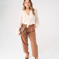 Love Laura Cigarette Trousers In Camel