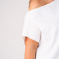 Kiera Linen Effect Top In White