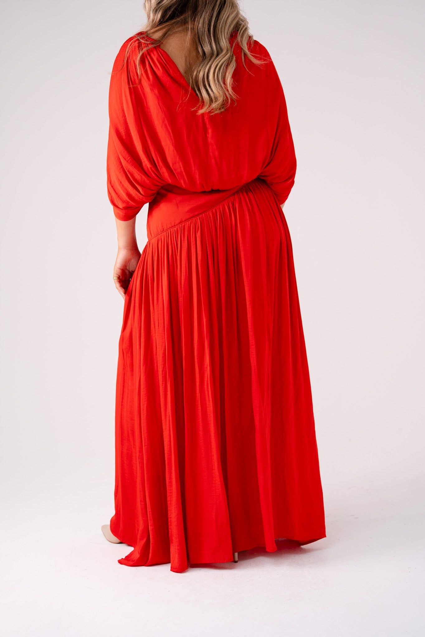 Millie Maxi Skirt In Red