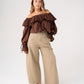 Kiera Barrell Trousers In Beige