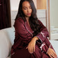 Love Laura Trim Pyjamas In Burgundy