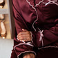Love Laura Trim Pyjamas In Burgundy