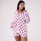Love Laura Polka Dot Shorts In Pink
