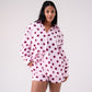 Love Laura Polka Dot Shorts In Pink