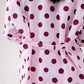 Love Laura Polka Dot Shirt In Pink