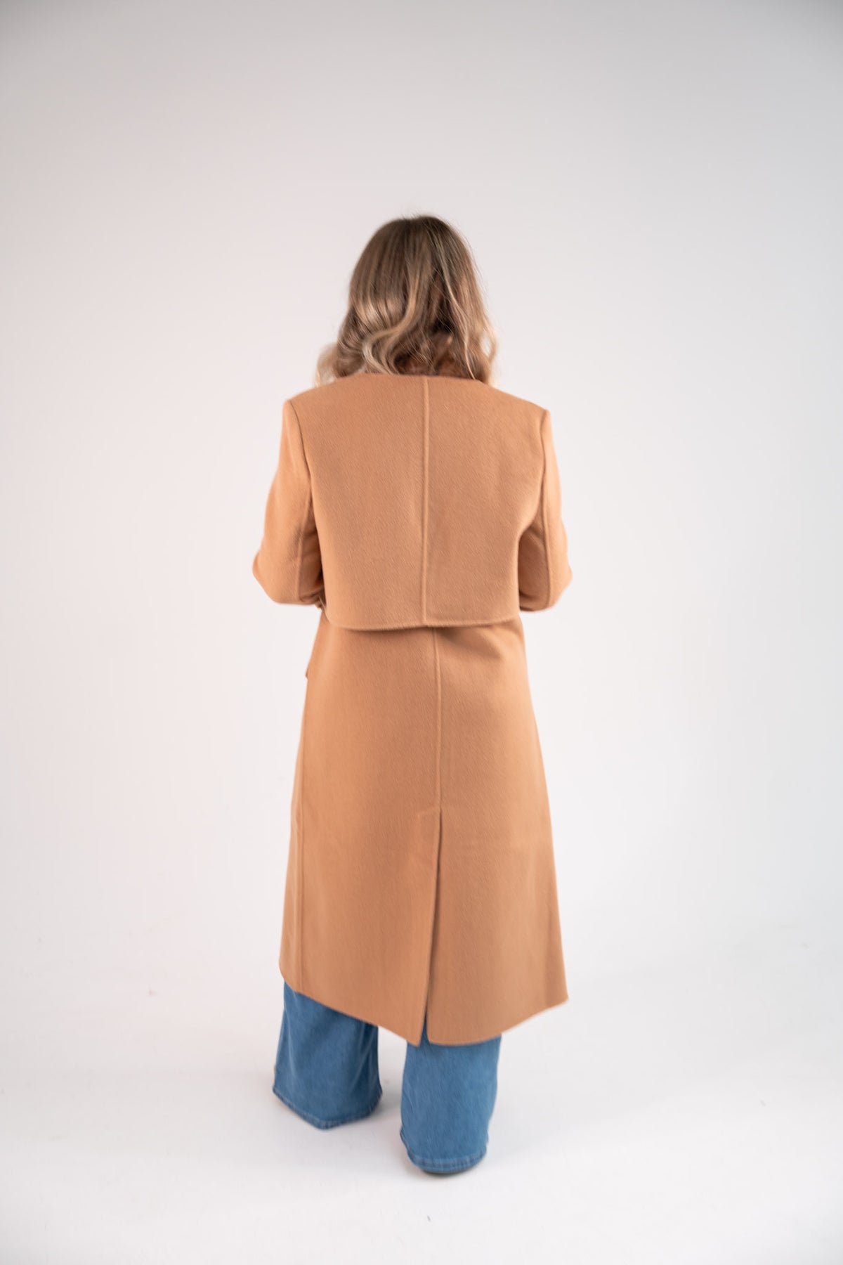 Love Laura Three Way Edit Coat In Camel