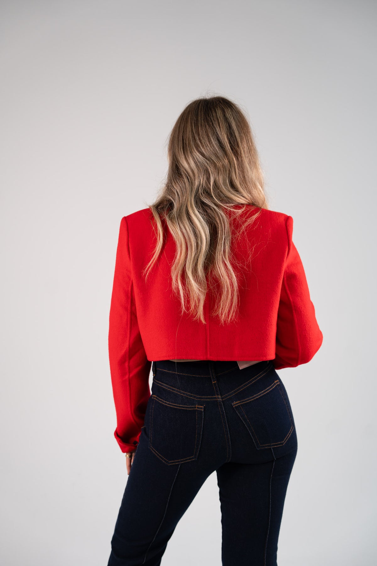 Love Laura Three Way Edit Coat In Red