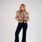Love Laura Wool Utility Jacket In Beige