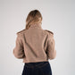 Love Laura Wool Utility Jacket In Beige