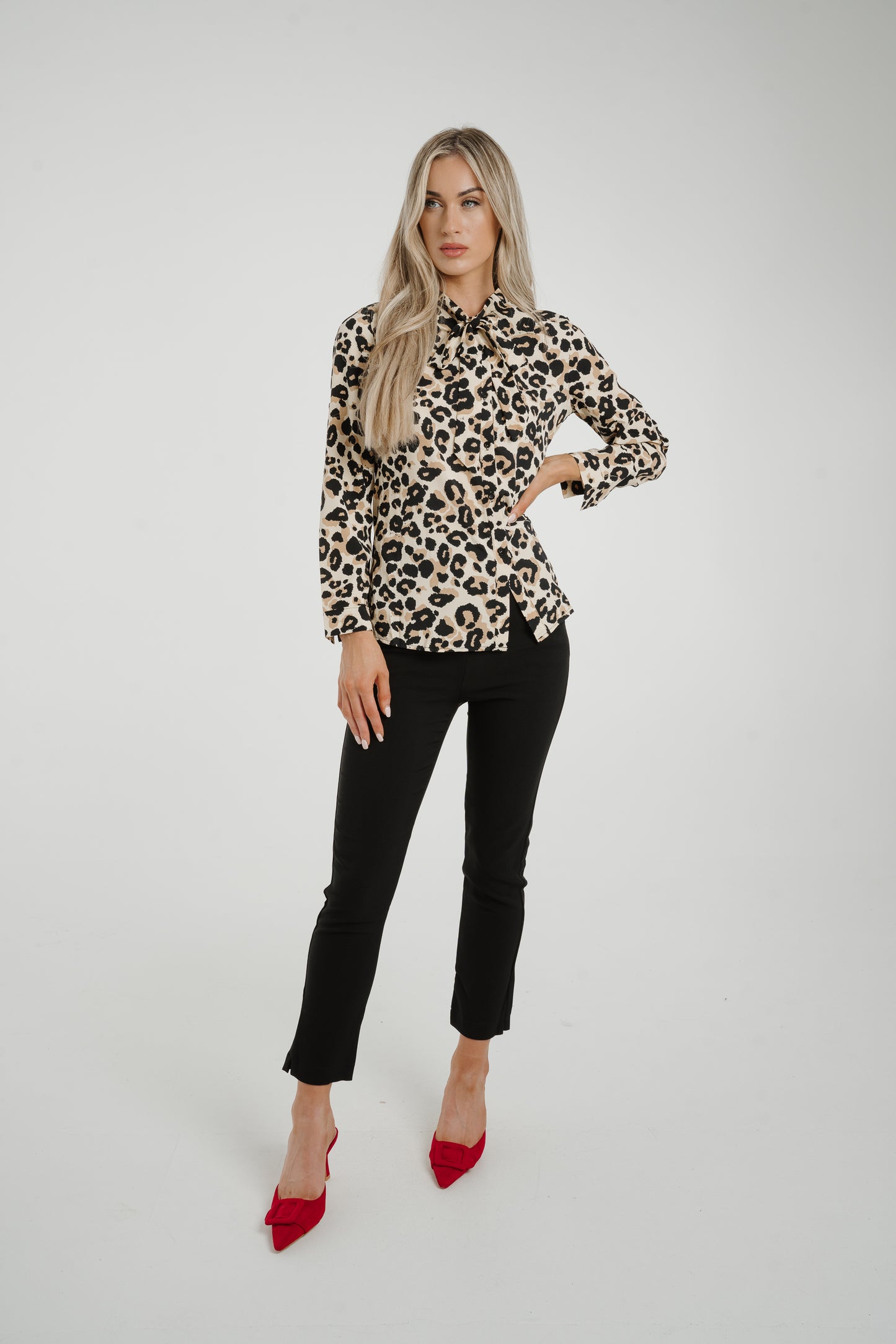 Eden Blouse In Leopard Print