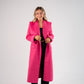 Love Laura Three Way Edit Coat In Fuchsia