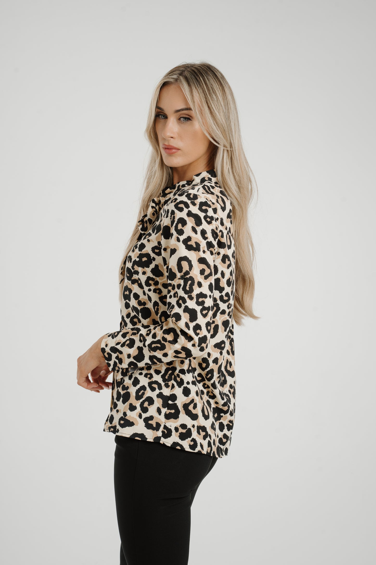 Eden Blouse In Leopard Print