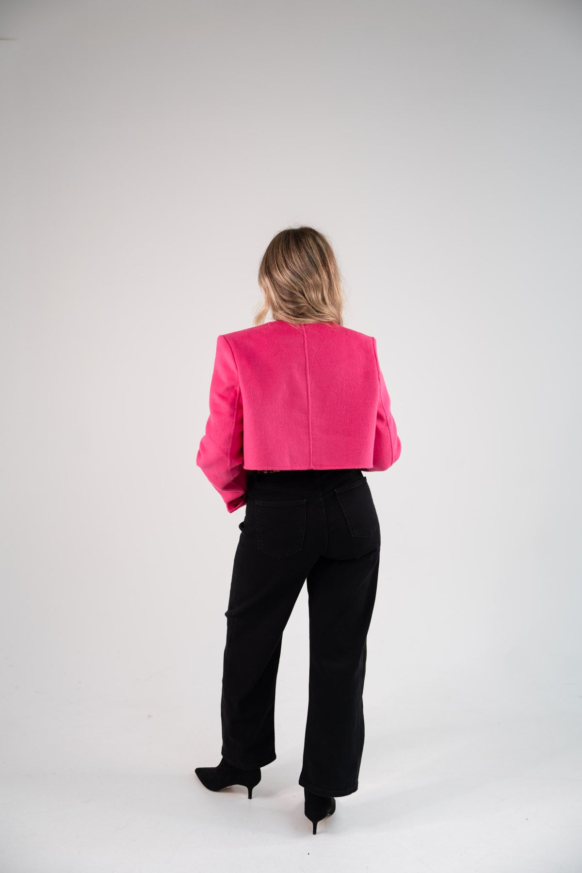 Love Laura Three Way Edit Coat In Fuchsia