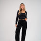 Love Laura Carrot Barrell Jeans In Black