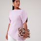 Love Laura Statement Sleeve Top In Lilac