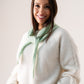 Ally Knit Neck Scarf In Mint