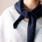 Kendra Knit Neck Scarf In Navy