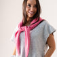 Kendra Knit Neck Scarf In Fuchsia