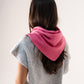 Kendra Knit Neck Scarf In Fuchsia