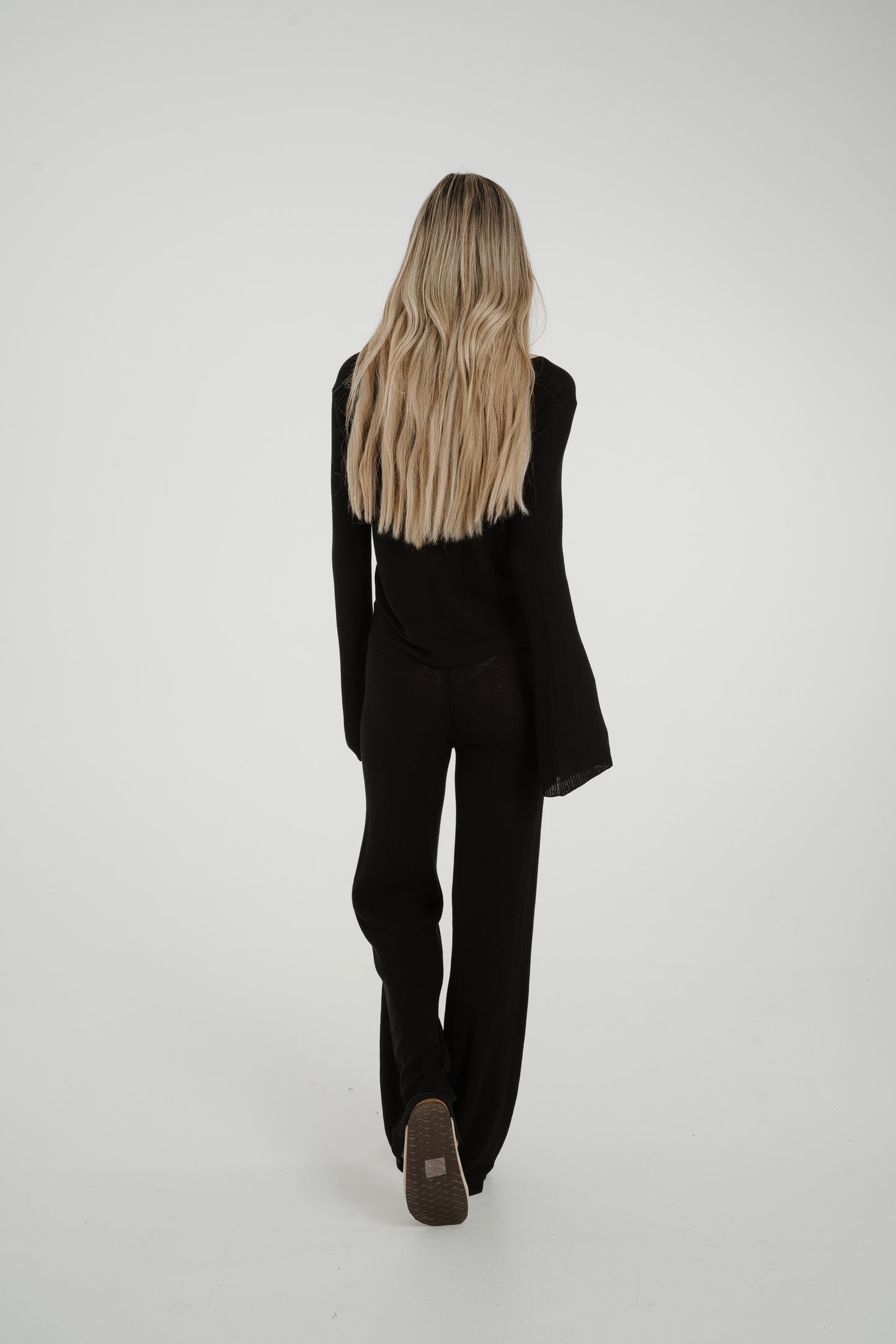 Elsa Knit Trousers In Black