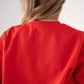 Love Laura Round Neck Sweatshirt In Red