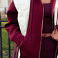 Love Laura Leisure Top In Burgundy