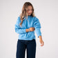 Love Laura Round Neck Sweatshirt In Blue