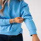 Love Laura Round Neck Sweatshirt In Blue