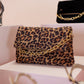 Love Laura Chain Detail Bag In Leopard Print